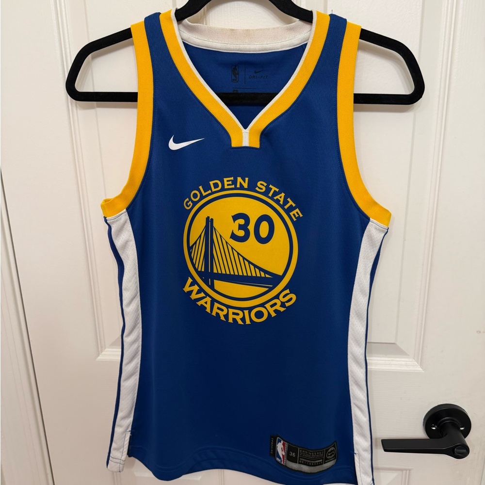 Blue Golden State Warriors Steph Curry Jersey